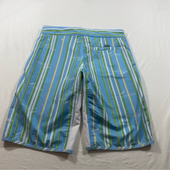 Jet pilot Genuine Rubber Board Shorts Medium 7 Striped blue white - Picture 5 of 11